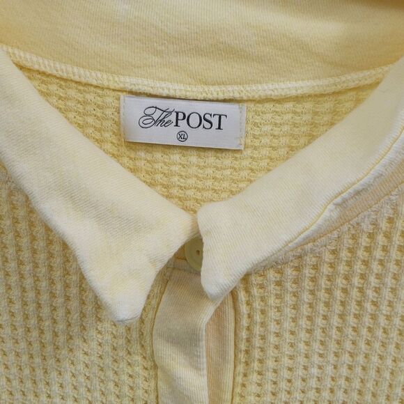 The Post STEPH Lightweight  Button Front Waffle Shacket SHIRT JACKET - Picture 5 of 7